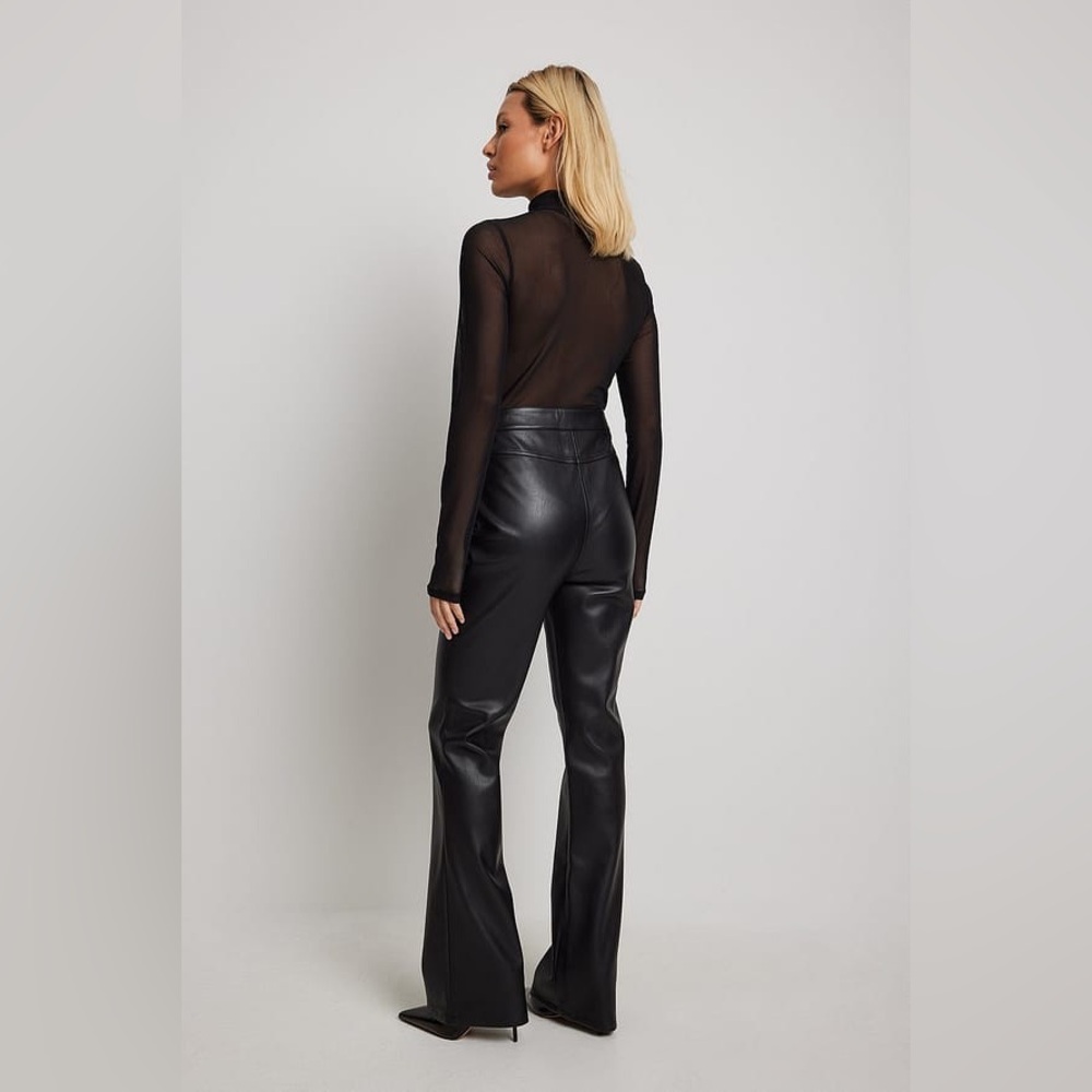 PU Leather Pants | Black | Like New